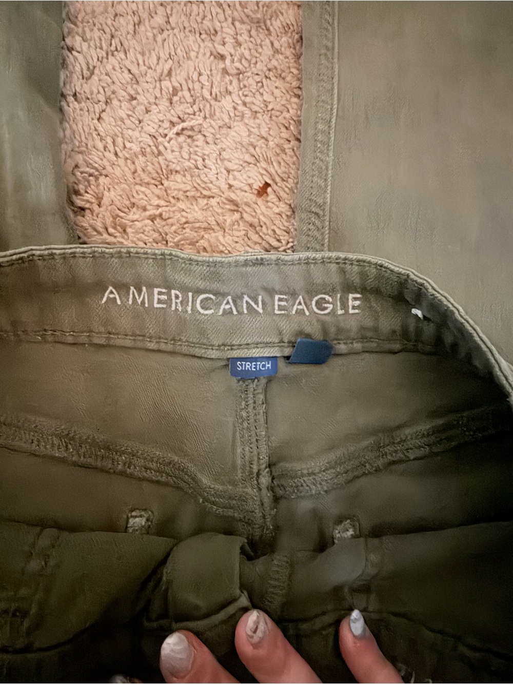 Green American Eagle Wide Leg Pants - Picture 2 of 3